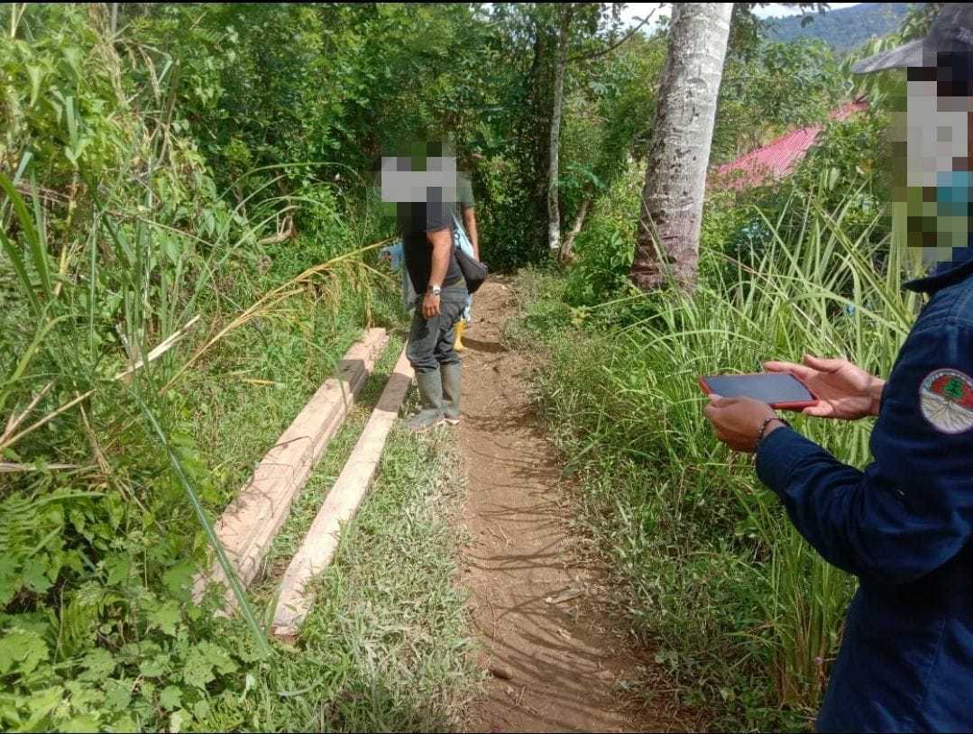 Petugas TNKS temukan kayu ilegal di kawasan hutan. | Foto: Dok. SPTN IV Kerinci Sebelat
