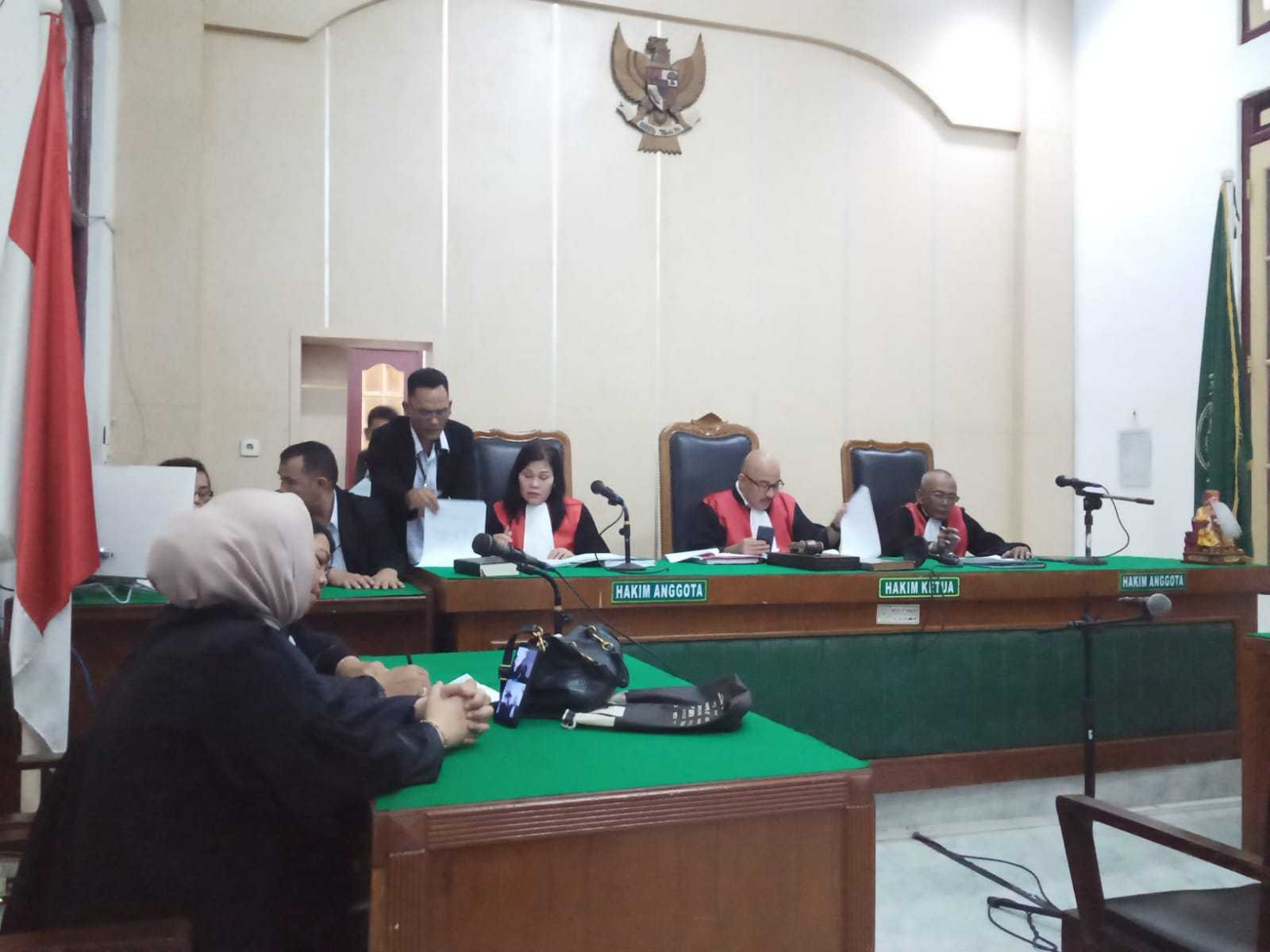 Sidang kasus perdagangan orangutan di PN Medan, Senin (26/2/2024) siang. | Foto: Goy/Garda Animalia