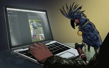 Penjualan maupun penawaran satwa langka, parrot atau burung paruh bengkok sering kali terlihat di media sosial, terutama Facebook. | Ilustrasi: Garda Animalia