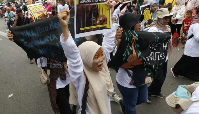 Serukan Perlindungan, 4 Satwa jadi Maskot Kampanye dalam Parade